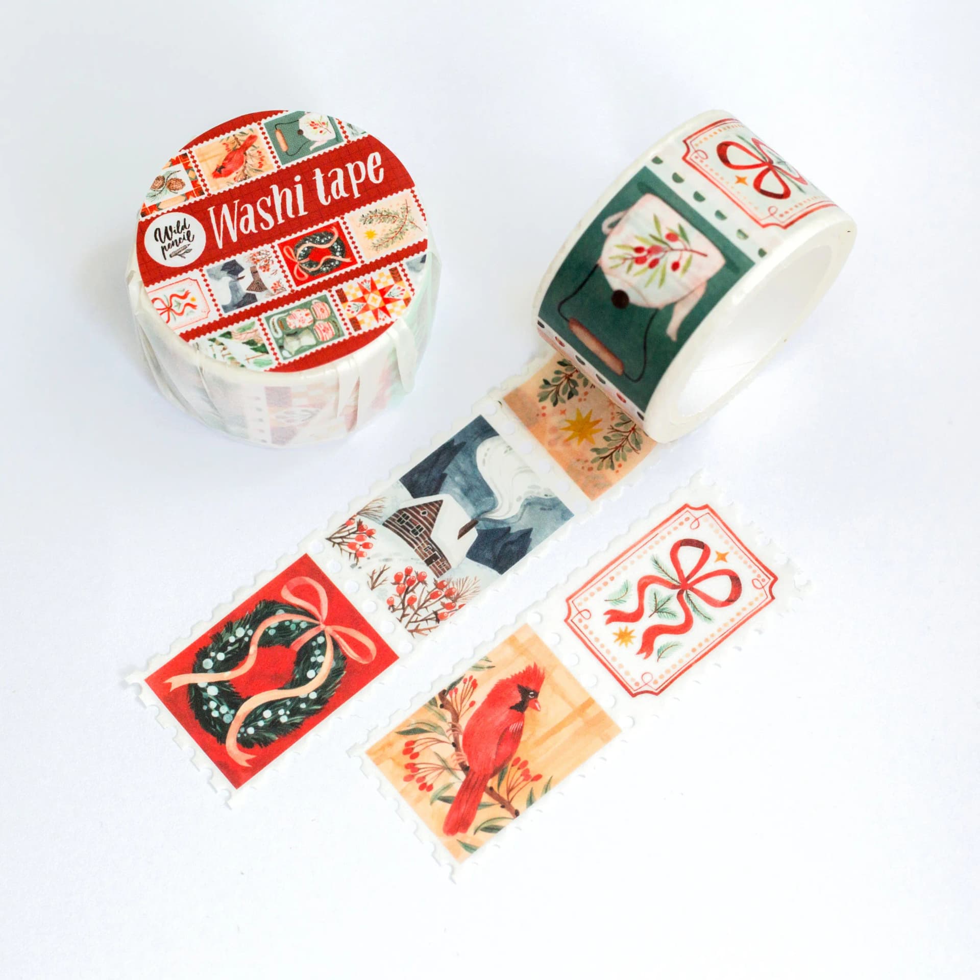 Washi Tape - Christmas Stamps sticker
