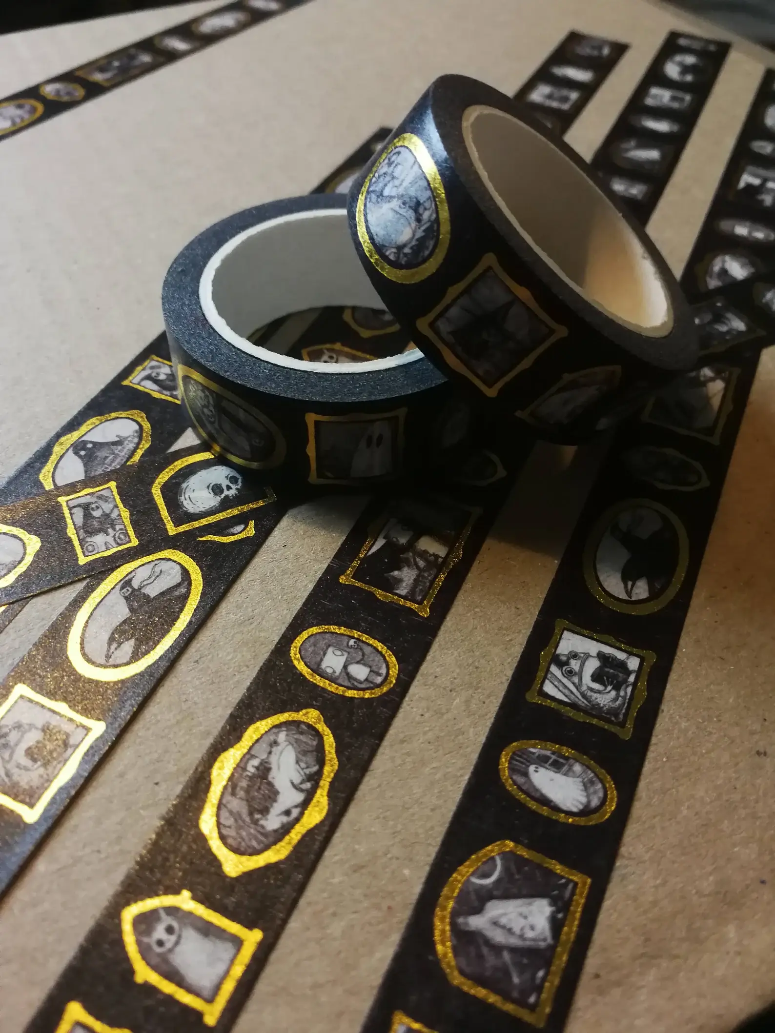 Gallery of Curiosities Gold Foiled Washi Tape sticker