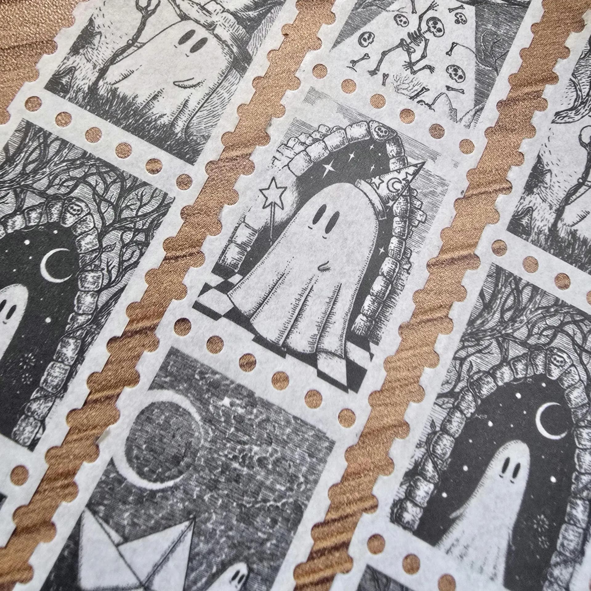 Ghosties Galore Stamp Washi Tape sticker