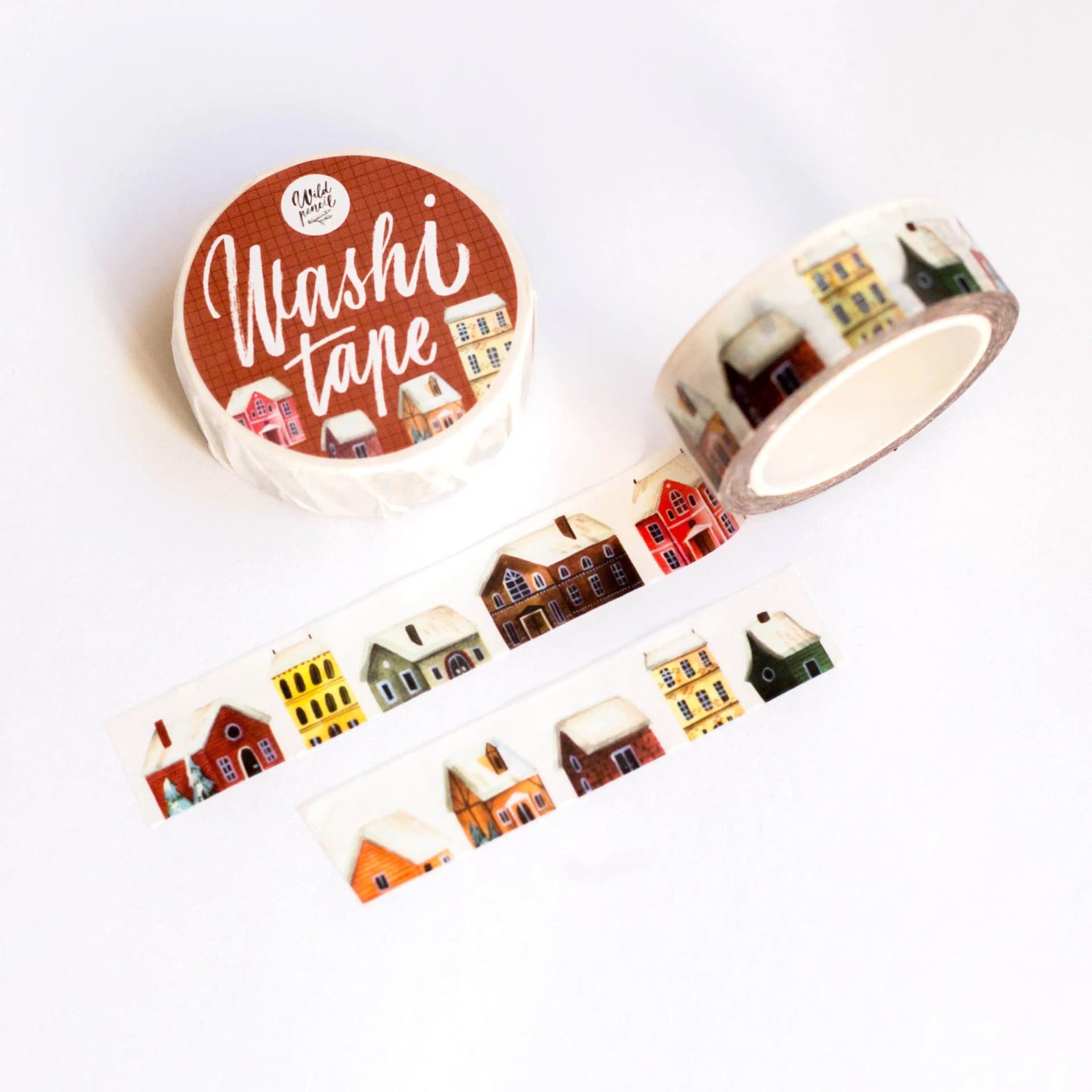 Washi Tape - Winter Town sticker