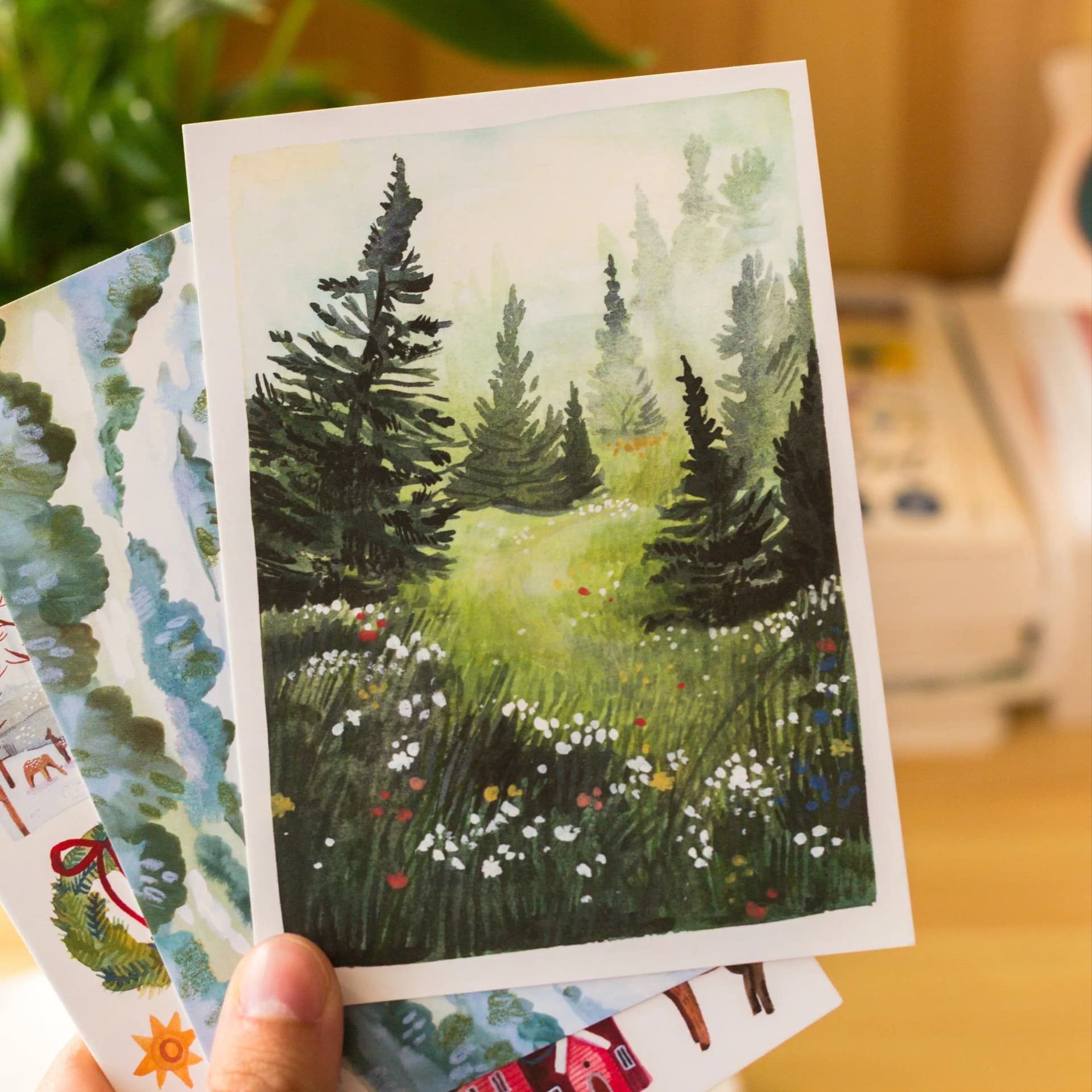 Postcard - Forest Whisper sticker