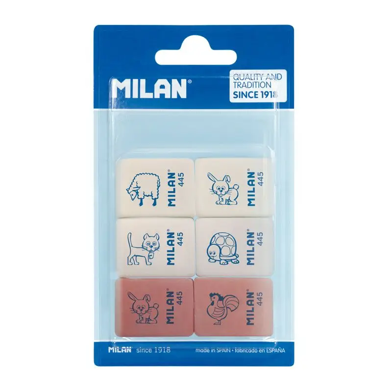 MILAN 6 Synthetic Erasers 445 sticker