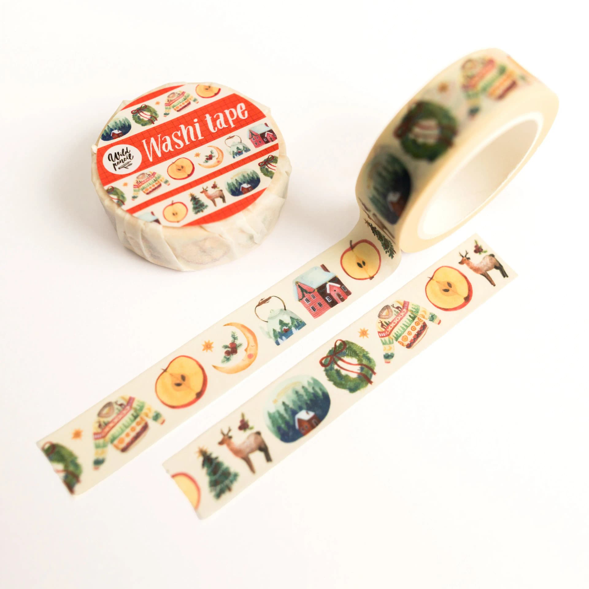 Washi Tape - Home For Christmas sticker