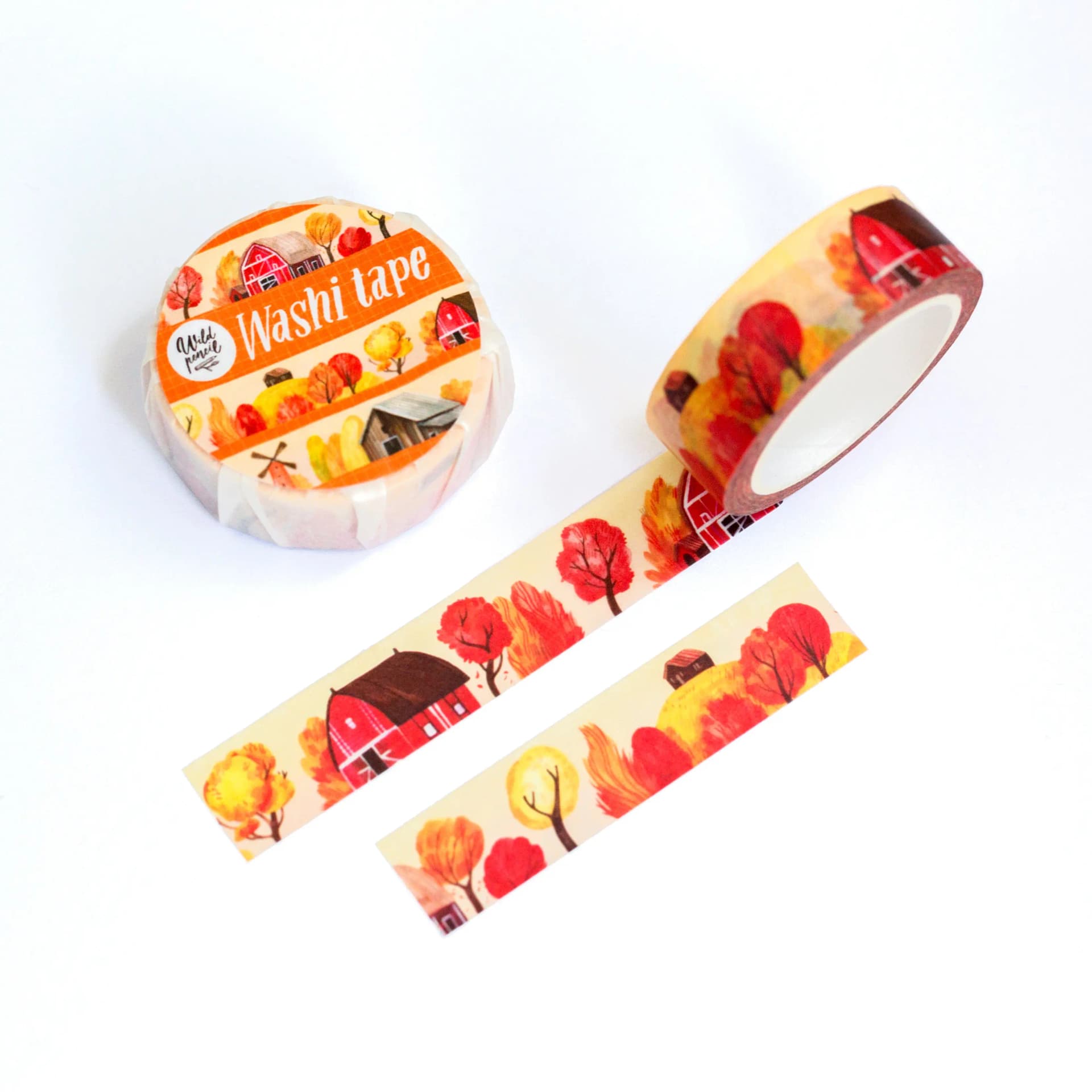 Washi Tape - Autumn Landscape sticker